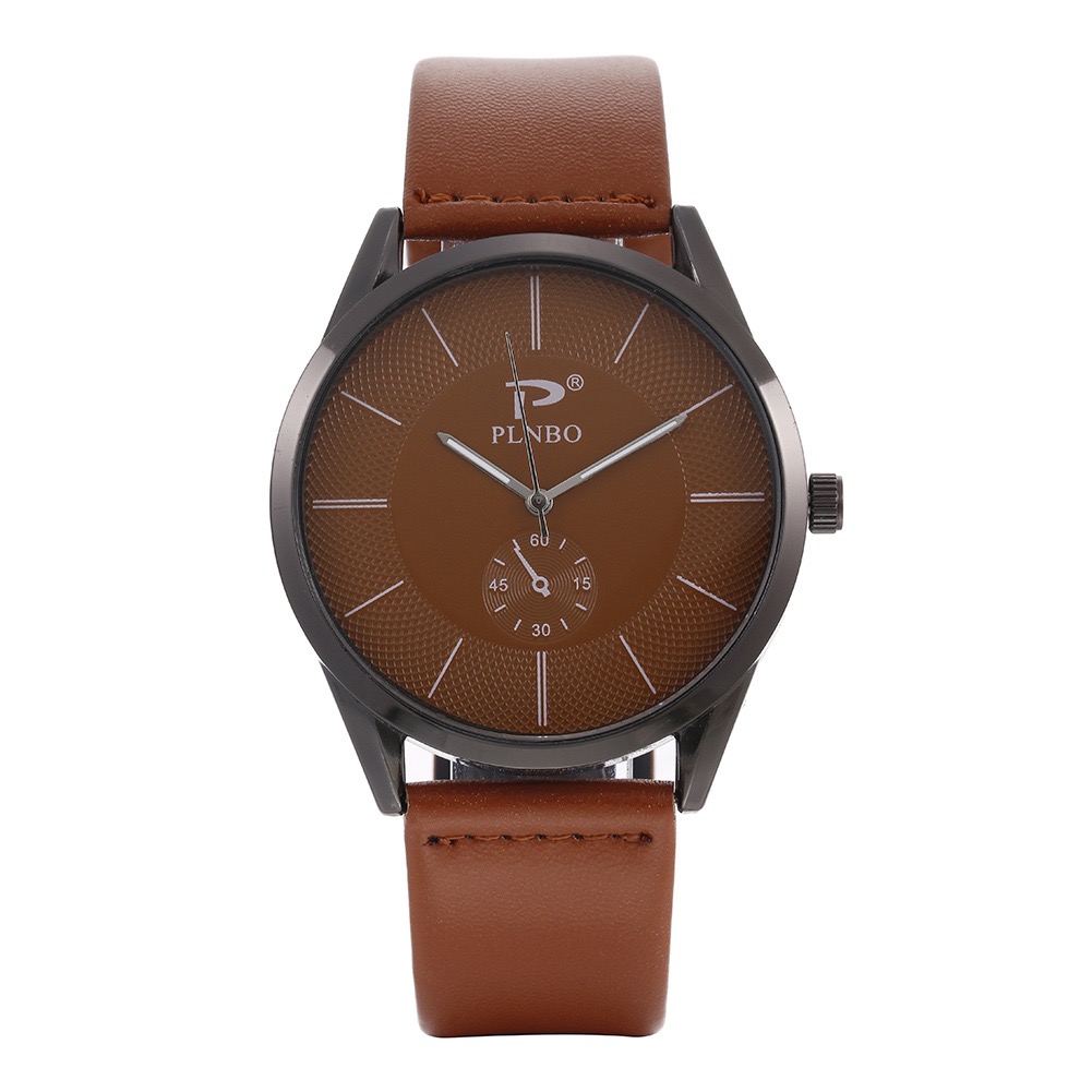 American hot style fashion trend men watch students sport watch PU belt students quartz watch