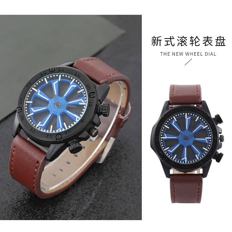 Cross-Border Best-Seller on Douyin Be in Good Luck Watch Men&#039;s Outdoor Sports Waterproof Large Dial Watch Sport Watch