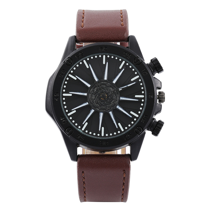 Cross-Border Best-Seller on Douyin Be in Good Luck Watch Men&#039;s Outdoor Sports Waterproof Large Dial Watch Sport Watch