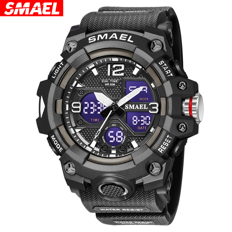 Sport Watch Smael Smael Men&#039;s Watch Outdoor Sports Multifunctional Waterproof Watch Cross-Border Hot Watch Men