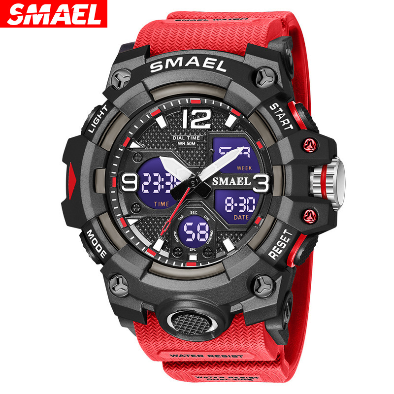 Sport Watch Smael Smael Men&#039;s Watch Outdoor Sports Multifunctional Waterproof Watch Cross-Border Hot Watch Men