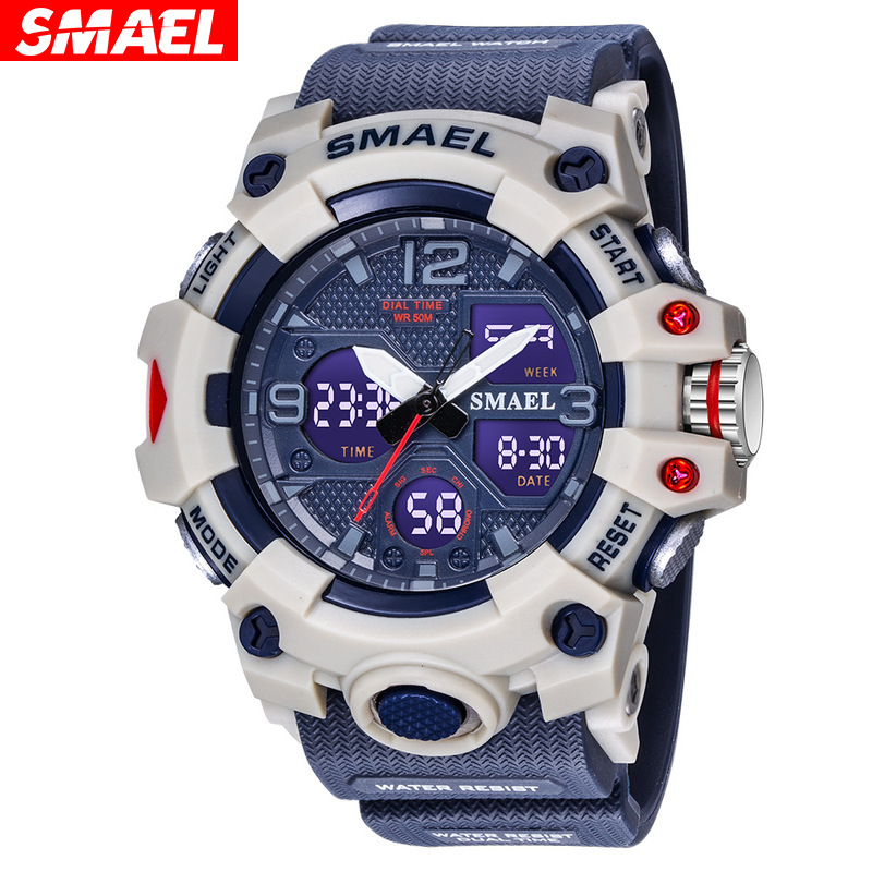 Sport Watch Smael Smael Men&#039;s Watch Outdoor Sports Multifunctional Waterproof Watch Cross-Border Hot Watch Men