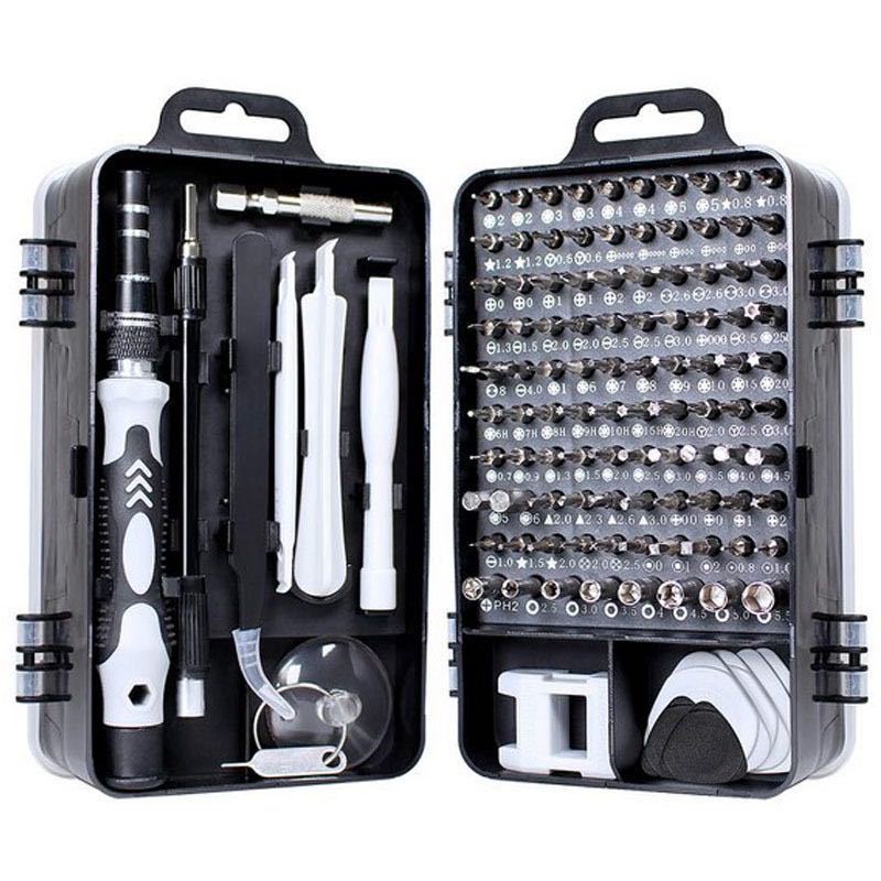 Cross-Border 110-in-One Teardown Combination Watch Mobile Phone Teardown Maintenance Tool Chrome-Vanadium 110-in-One 