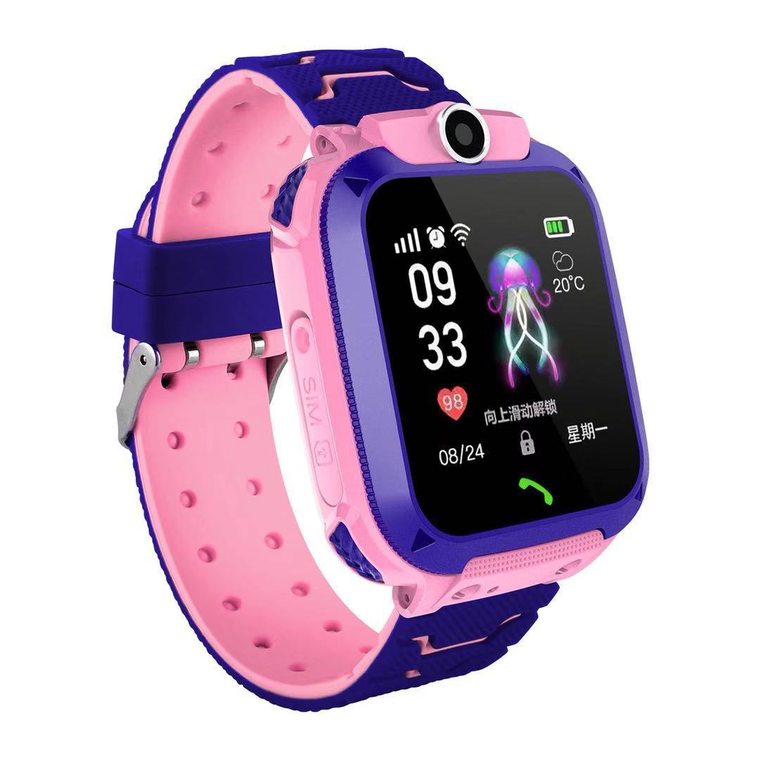 Q12 Child Smart Phone Watch Foreign Trade Watch 5 Generation 6 Generation Boys and Girls GPS Positioning Smart Watch