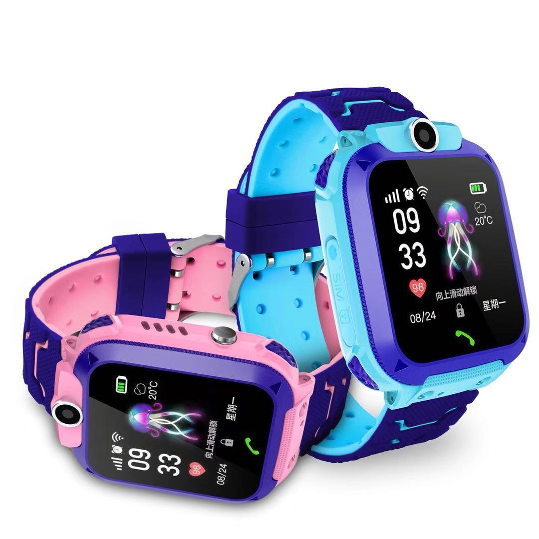 Q12 Child Smart Phone Watch Foreign Trade Watch 5 Generation 6 Generation Boys and Girls GPS Positioning Smart Watch