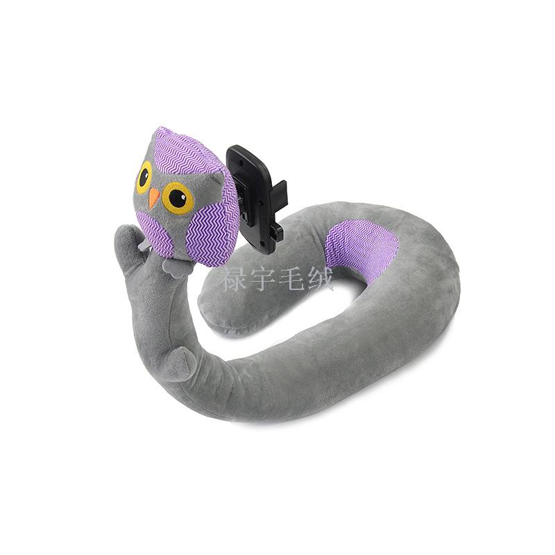The new TV series watch artifact lazy mobile phone holder u-shaped pillow cartoon u-shaped pillow foam particle head and neck pillow