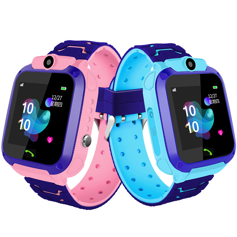 Cross-Border Q12 Waterproof Children &#039;S Waterproof Smart Watch Smart Phone Positioning Watch Waterproof Phone Watch
