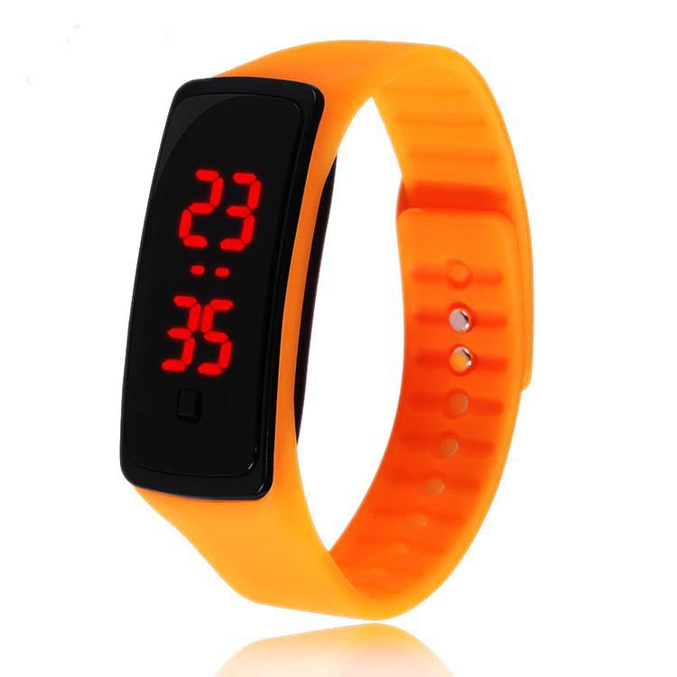 Factory Wholesale Led Bracelet Children&#039;s Electronic Watch Creative Advertising Gift Silicone Bracelet LED Watch