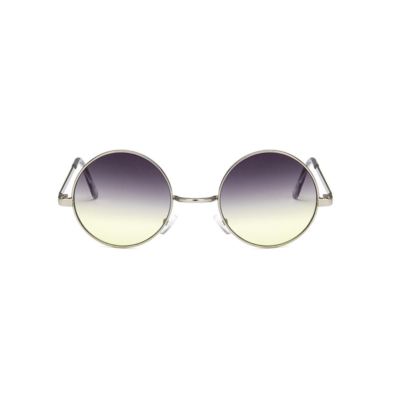 Cai Xukun Same round Sunglasses Men&#039;s Gradient Color Korean Retro Harajuku Internet-Famous Round Glasses