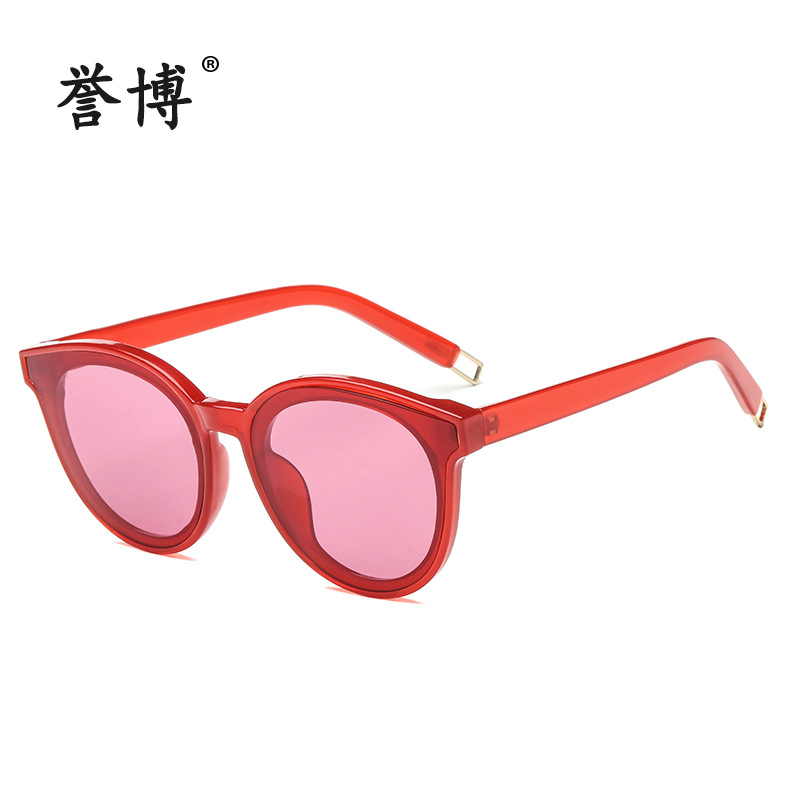 Polarized Sunglasses Tr Light Blue Sea Legend Running Man Same Style Sun Glasses Korean Style round Face Fashion