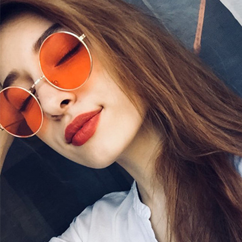 Women Metal round Frame Men&#039;s Sunglasses Cross-Border Foreign Trade AliExpress Glasses Wholesale 3406 Sunglasses