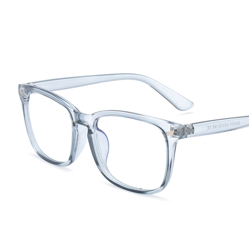 Anti-Blue Goggles Nearsighted Glasses Square round Face Plain Glasses Full Rim Frame Glasses for Both Men and Women 5010