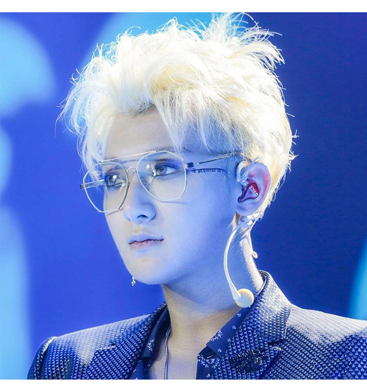 The same irregular frame female fashion star 2017 glasses frame male transparent myopia plain glasses