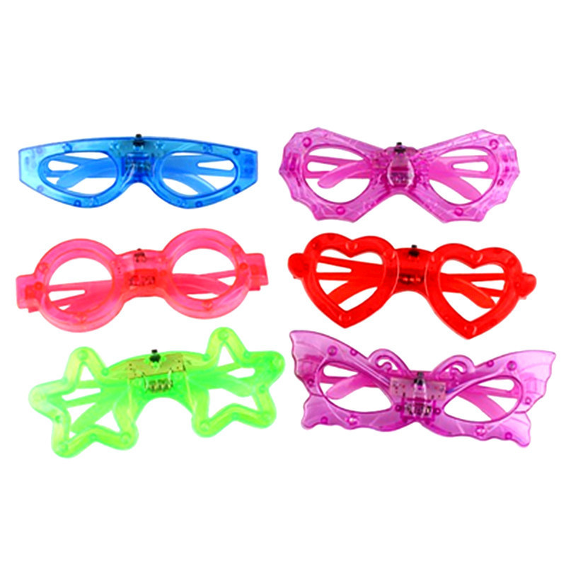 Children&#039;s Flashing Glasses LED Light-Emitting Small Toys Adults and Children Festival Party Toy Glasses