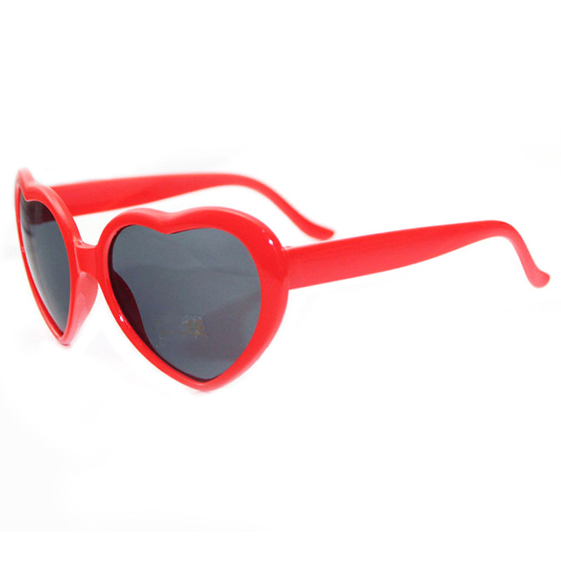 Tiktok Same Love Glasses Watch Light Change Peach Heart Internet Celebrity Heart-Shaped Luminous Flashing Glasses