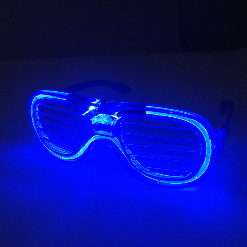 Disco Jumping Glasses Luminous Wireless Flashing Nightclub Glasses Bar Night Market Stall Stall DJ Flashing Glasses