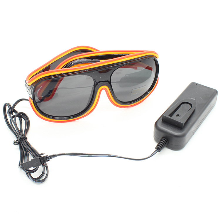 Carrela Random Combination Trendy Outdoor Dance Party Luminescent Glass El Cold Light Luminous Glasses Flashing Glasses