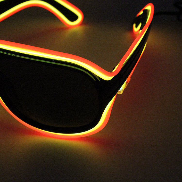 Carrela Random Combination Trendy Outdoor Dance Party Luminescent Glass El Cold Light Luminous Glasses Flashing Glasses
