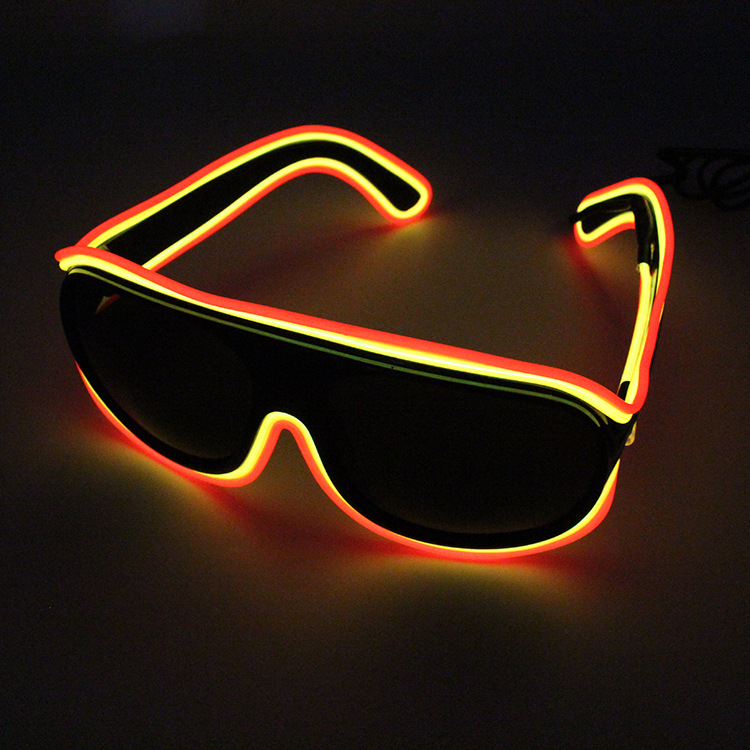 Carrela Random Combination Trendy Outdoor Dance Party Luminescent Glass El Cold Light Luminous Glasses Flashing Glasses