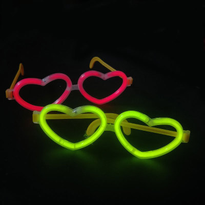 Bar Atmosphere Props Nightclub Disposable Light Stick Night Running Fluorescent Glasses Luminous Flashing Glasses