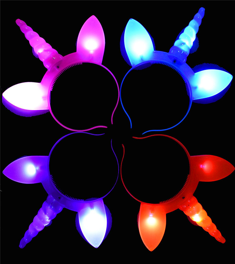 Flashing Glasses  Glow Toy Night Market Push Small Gifts Gift Flash Ring Headband Glasses Light Stick Wholesale