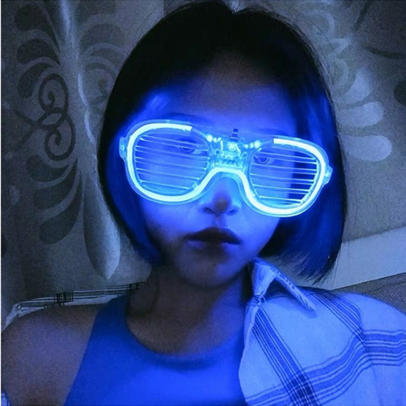 Flashing Glasses Sunglasses Bar Glasses Luminous Flash Student Trendy Men Korean Style Special Summer Cute