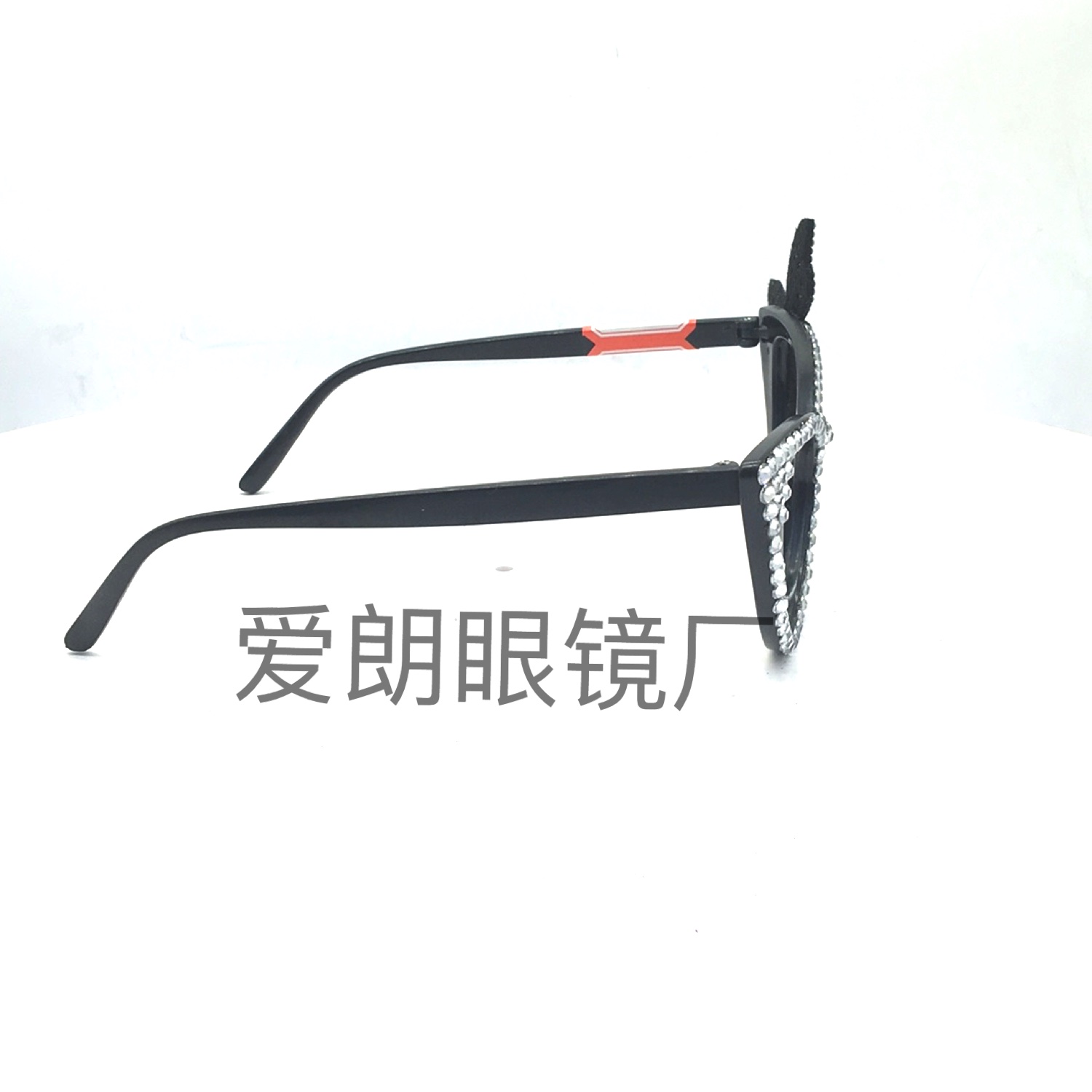 Butterfly paste drill creative masquerade party glasses cat eye festival funky sunglasses