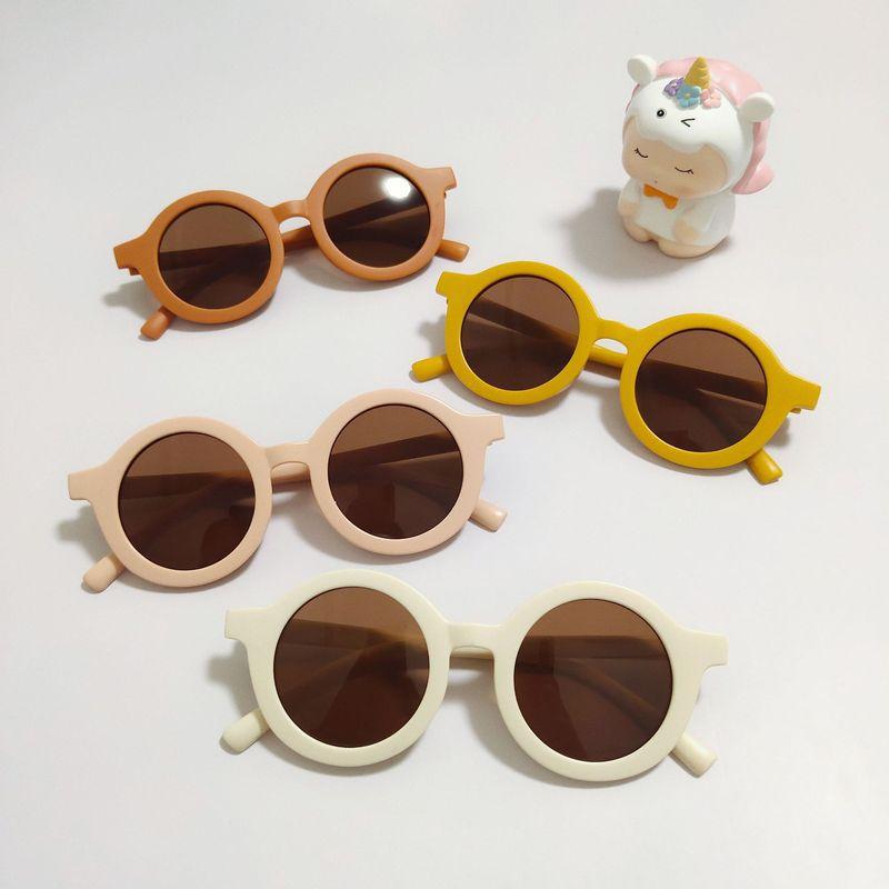 Children&#039;s Cute Children&#039;s Frosted Plastic PC Glasses New 1-8 Years Old Baby Decorative Sunglasses Fashion Kids Sunglasses