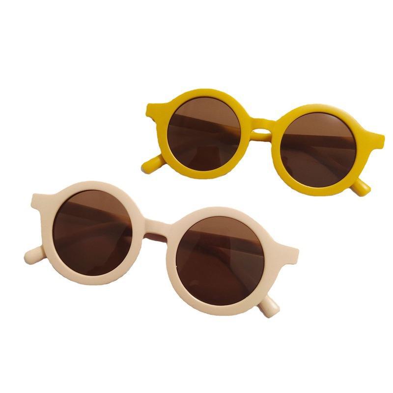 Children&#039;s Cute Children&#039;s Frosted Plastic PC Glasses New 1-8 Years Old Baby Decorative Sunglasses Fashion Kids Sunglasses