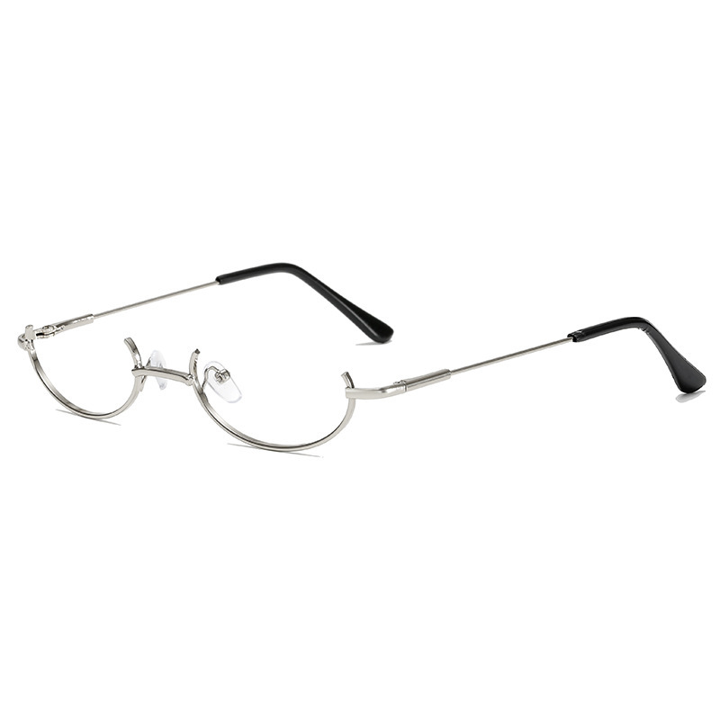 Korean Ins Japanese Style Two-Dimensional Convex Shape without Lens Decorative Glasses Decorative Glasses