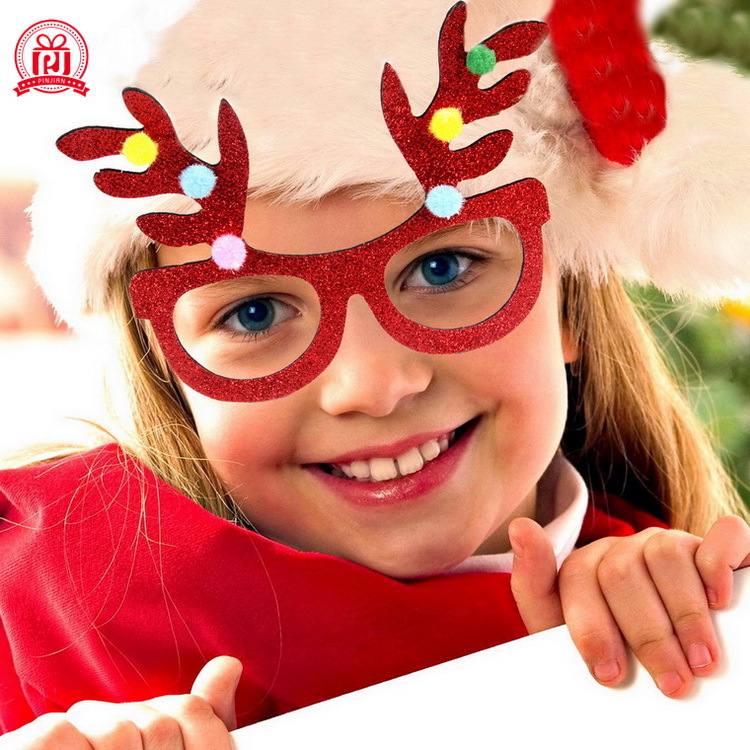 Glasses Adult Christmas Gifts for Children Holiday Supplies Party Creative Glasses Frame Wholesale Decorative Glasses