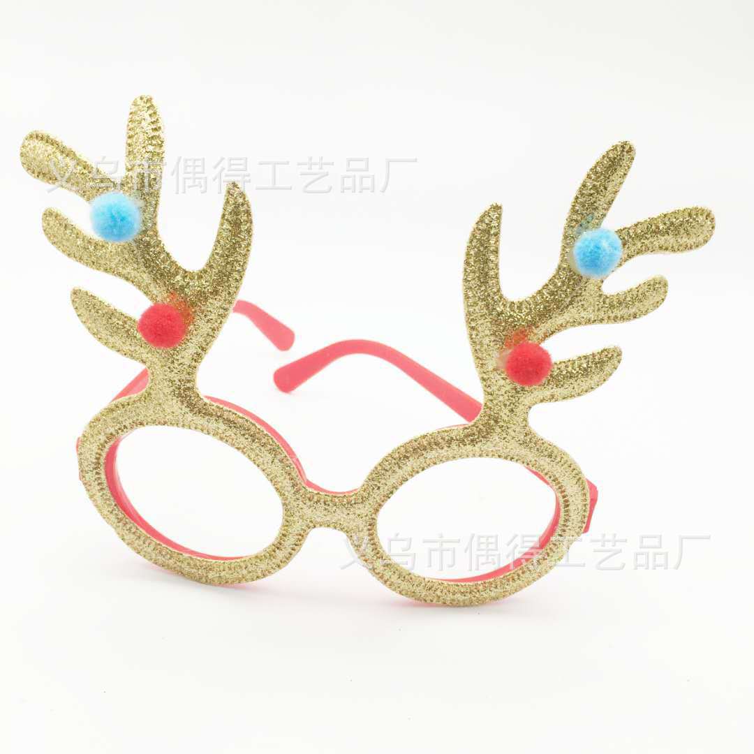 New Christmas Decorative Glasses Adult Christmas Gifts for Children Holiday Supplies Party Party Glasses