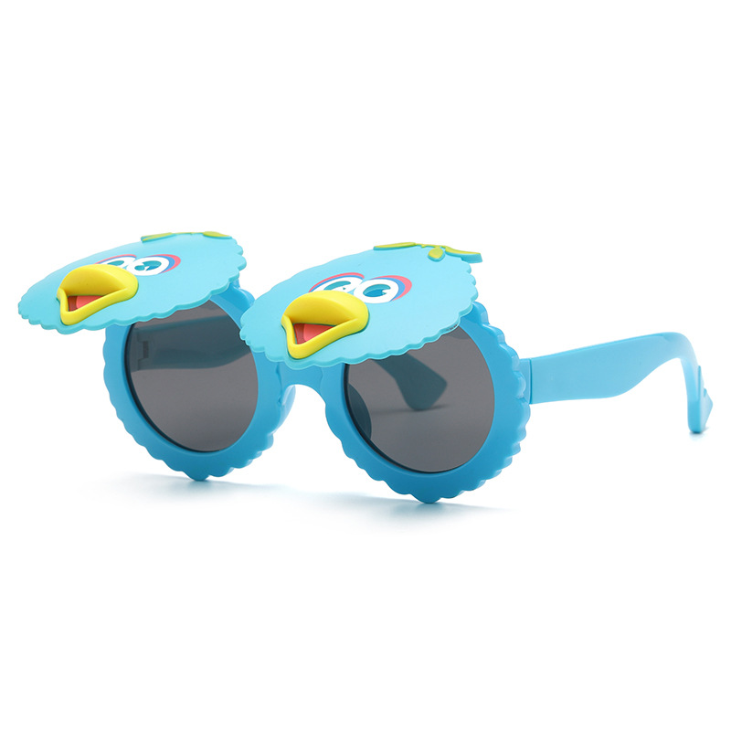 Flip Glasses  Silicone Sunglasses Children&#039;s Trendy Clamshell Sunglasses Cute Baby Matching Glasses