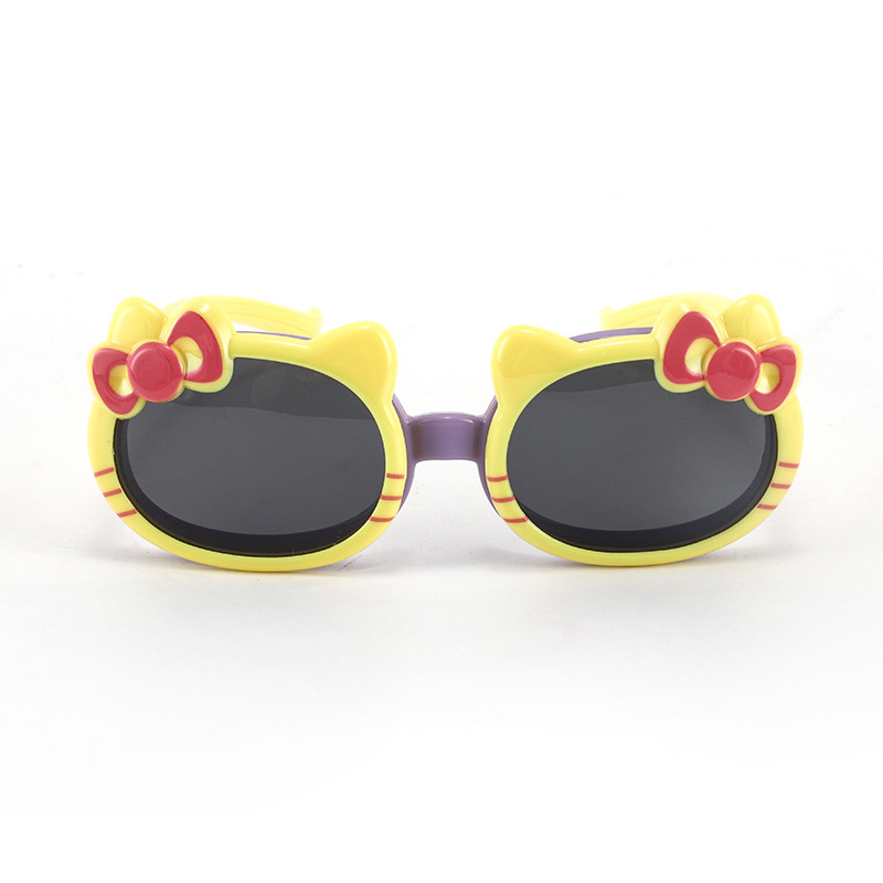 Flip Glasses  Sunglasses Smart Baby Kitten Glasses Cute Cartoon Cat Flip Factory Direct Supply