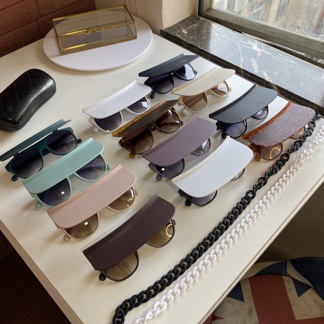 Flip Glasses c Hat Clamshell Sunglasses for Men and Women Internet Celebrity Street Shot Same Style Sunglasses