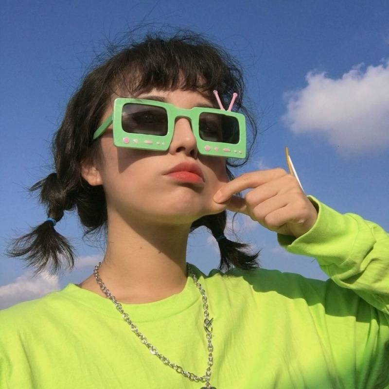 Flip Glasses Funny Exaggerated Sunglasses Funny Dress up Classmates Girlfriends Party Fun Graduation Photo Sunglasses