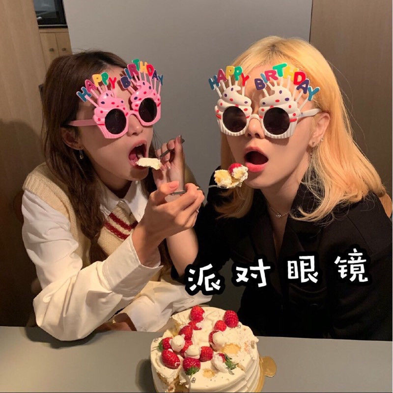 Flip Glasses  Props Birthday Party Photo Sunglasses Internet Celebrity Girls Sisters Funny Party Dress up Glasses