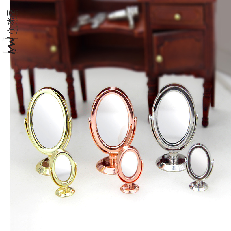 52 dollhouse miniature food play baby doll house accessories mini mirror E124 scenario model