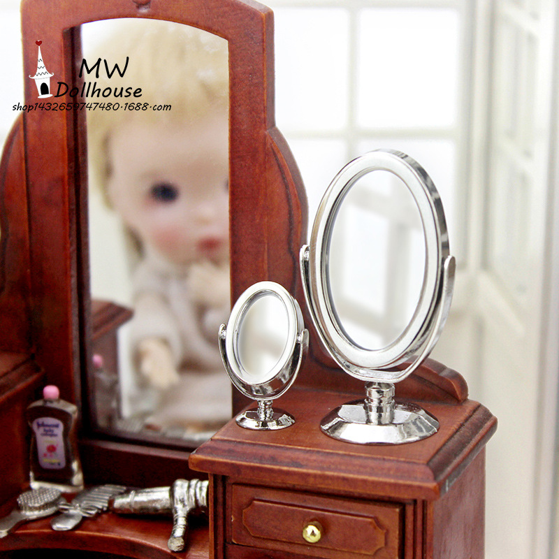 52 dollhouse miniature food play baby doll house accessories mini mirror E124 scenario model