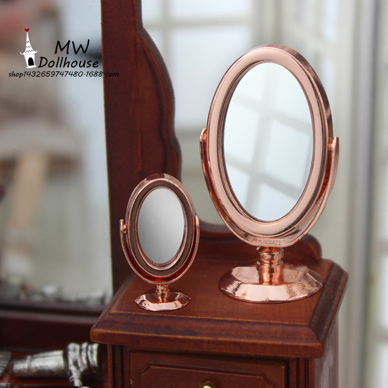 52 dollhouse miniature food play baby doll house accessories mini mirror E124 scenario model