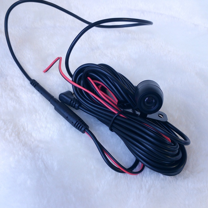 Butterfly Waterproof Rearview Mirror Tachograph Lens Rear Drawing Line 2.5mm Interface 4-Pin Analog Universal