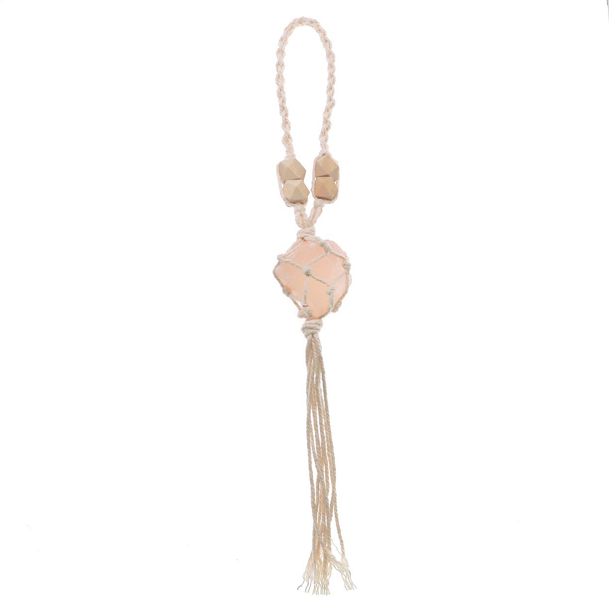 Handmade Car Car Pendant Himalayan Salt Rearview Mirror Pendant Decoration Amazon Hot Wholesale