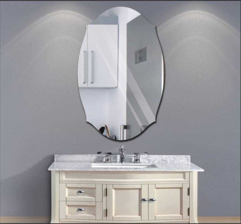 20 * 30cm HD Mirror Stickers Mirror Sticker Bathroom Decorative Sticker Geometric Shape Personality Stickers Wall Sticker Hallway Stickers
