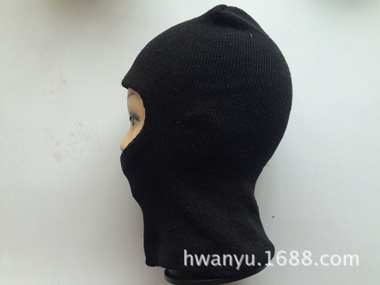 Supply Foreign Trade Outdoor Knitted Hat Woolen Cap Multi-Functional Foreign Trade Ski Hat Thermal Single-Hole Three-Hole Hat