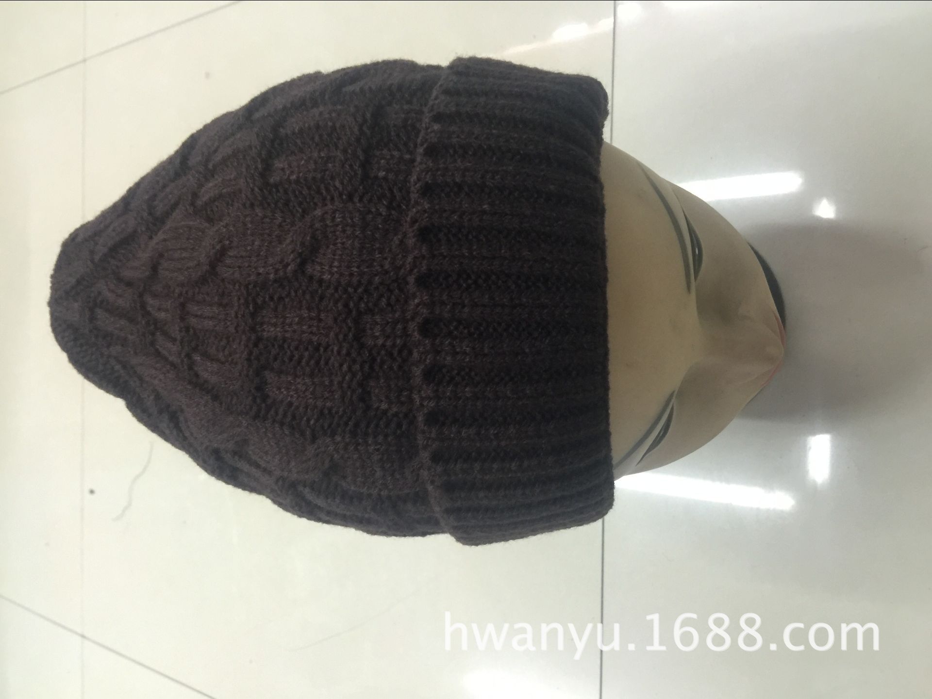 Love088 Winter Korean Autumn and Winter Octagonal Knitted Hat Woolen Cap Fashion Knitted Hat Sleeve Cap