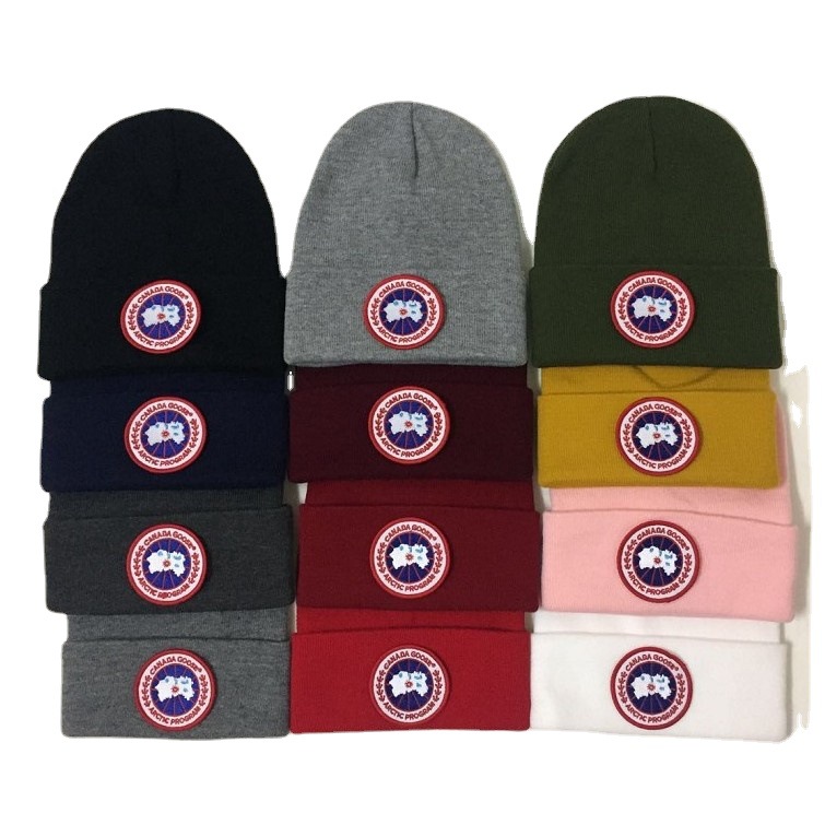 European and American Foreign Trade Wholesale Hip-Hop Street Woolen Cap Fashion Brand Cool Beanie Hat Pullover Keep Warm Outdoor Casual Knitted Hat