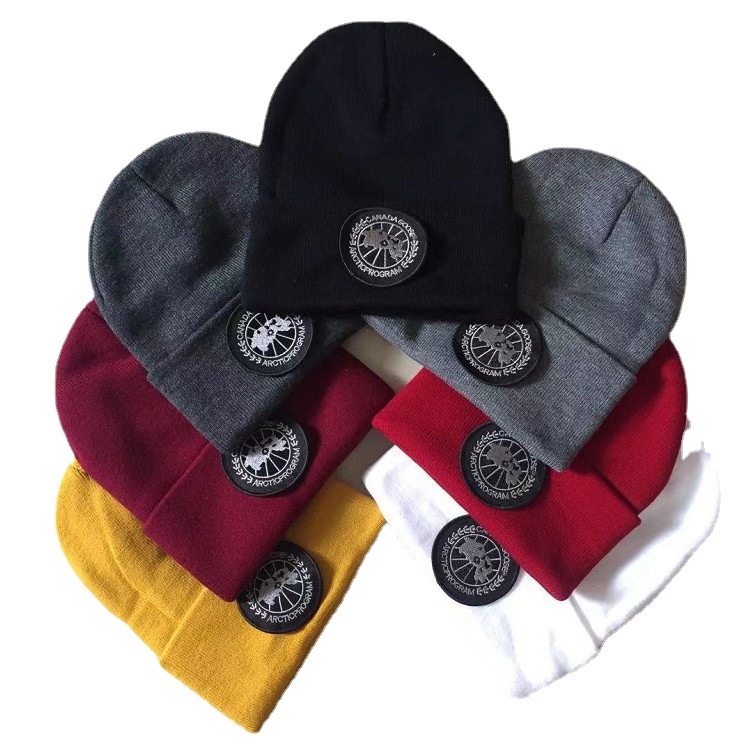 European and American Foreign Trade Wholesale Hip-Hop Street Woolen Cap Fashion Brand Cool Beanie Hat Pullover Keep Warm Outdoor Casual Knitted Hat