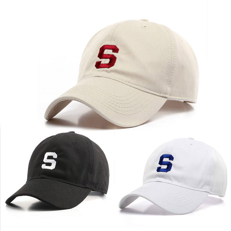 Baseball Cap Wholesale Hat Women&#039;s New Solid Color Letter Baseball Cap Men&#039;s Little Daisy Peaked Cap One Piece Dropshipping