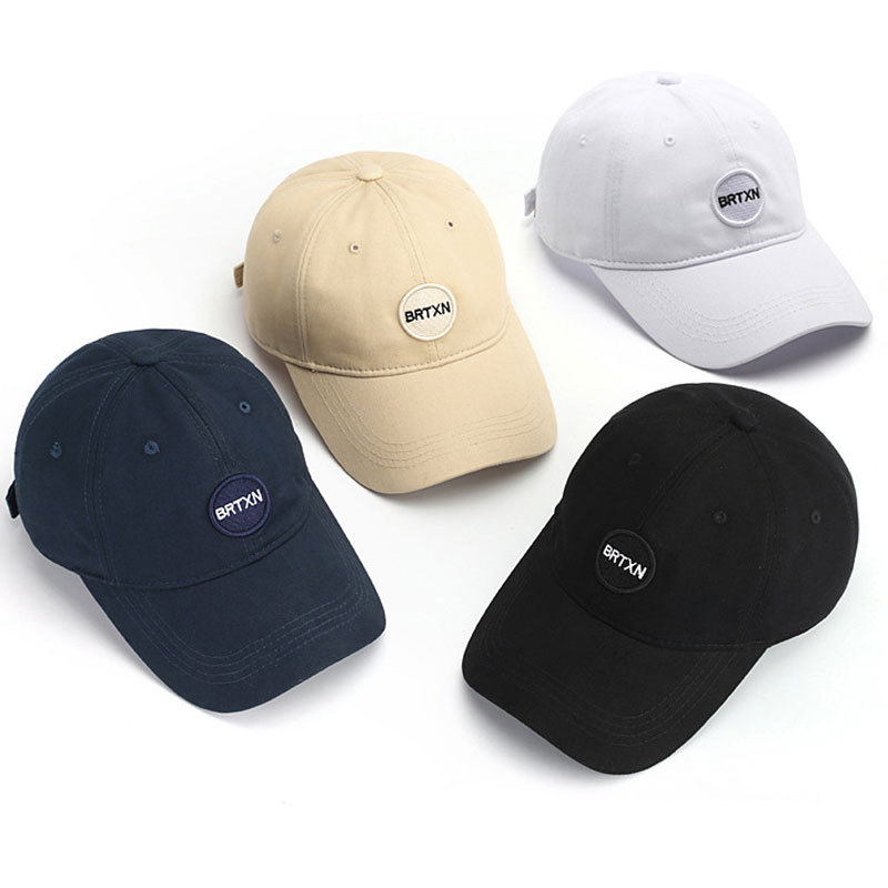 Baseball Cap Wholesale Hat Women&#039;s New Solid Color Letter Baseball Cap Men&#039;s Little Daisy Peaked Cap One Piece Dropshipping