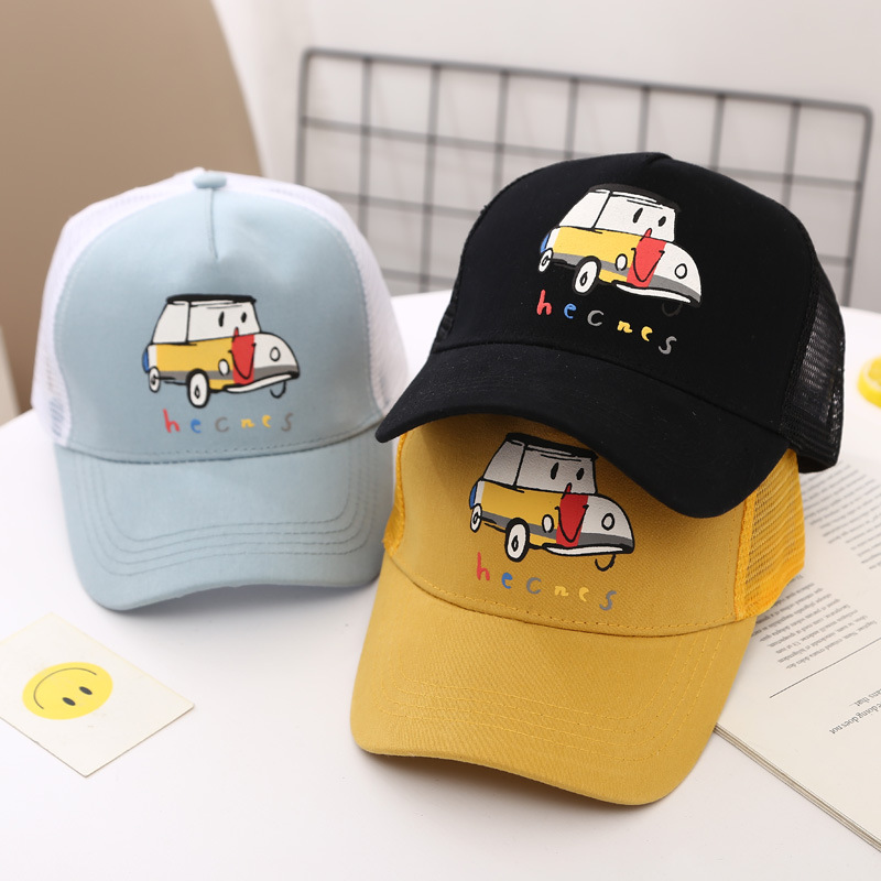 Children&#039;s Mesh Cap Korean Style Baby Sun-Proof Thin Peaked Cap Girls&#039; Hat Summer Sunscreen for Boys Sun Baseball Cap